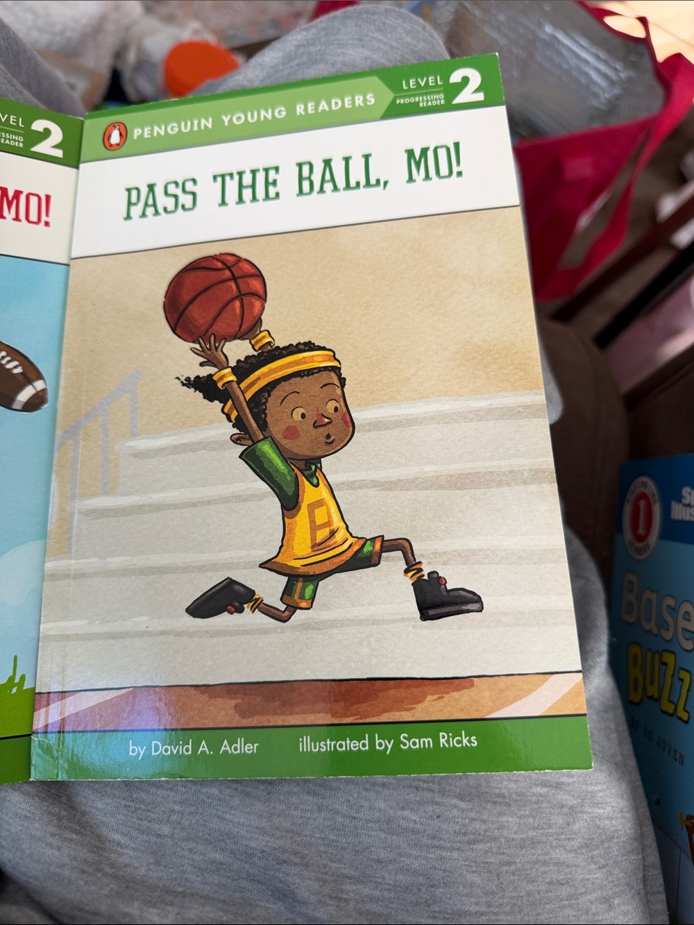 Level 2 "Pass the Ball, Mo!" & “ Don’t Throw it to Mo!” Books